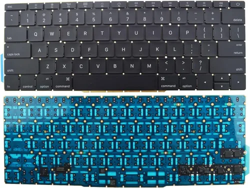 Vista 3 de Teclado US Layout Reemplazo para MacBook Pro 13 pulgadas Teclas de función de finales de 2016 a mediados de 2017 A1708 sin barra táctil