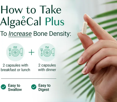 Vista 7 de ALGAECAL Paquete de calcio, vitamina D3 y colágeno: colágeno hidrolizado con verisol, fortibone y fortigel, más calcio, vitamina ADEK y minerales