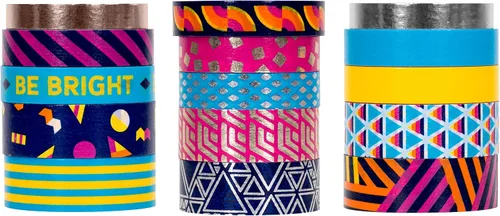 Vista 2 de Scotch Expressions - Paquete múltiple de cintas Washi, colección de láminas finas (C1017-5-P1)