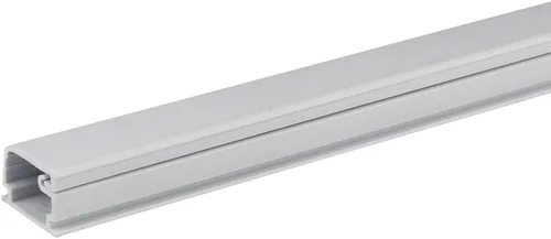 Vista 2 de Construct Pro - Paquete de 5 canaletas de sección de 4 pies x .87 pulgadas (blanco)