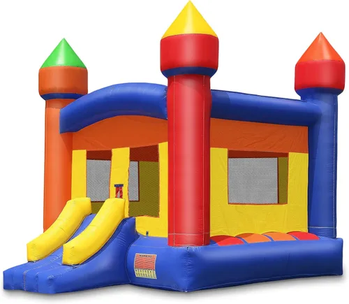 Vista 3 de Cloud 9 Castillo de rebote de grado comercial de 13 x 13 pies, gorila 100% de PVC, solo inflable