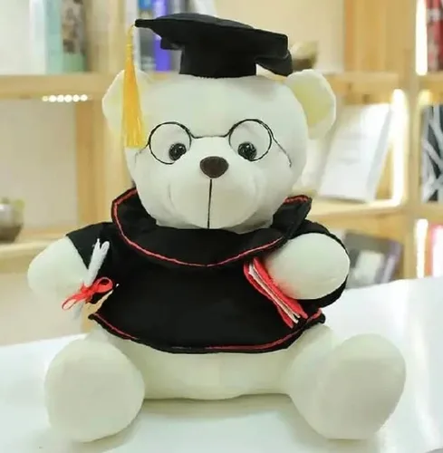 Vista 5 de Graduación Teddy Bear Peluche Animal de peluche (blanco)