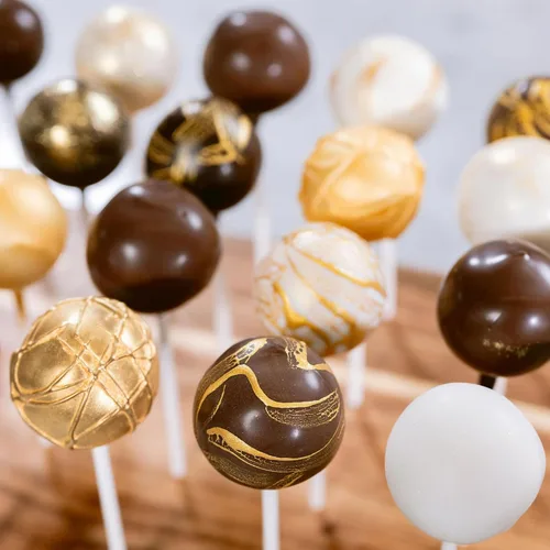 Vista 7 de Ghirardelli Obleas de revestimiento premium oscuras, 5 libras con cuchara
