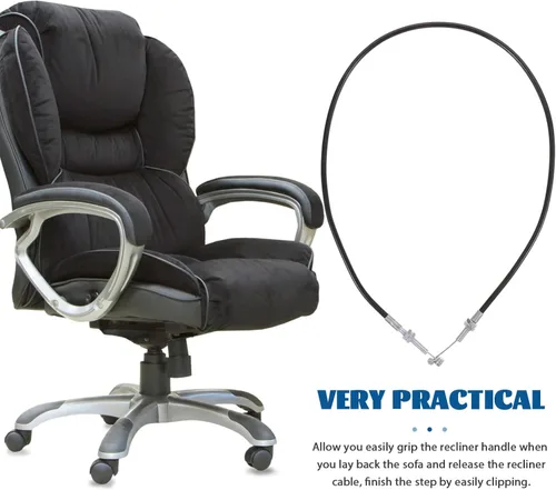 Vista 4 de Beaupretty Reemplazo de mango de cable reclinable para sofá hidráulico y sofá fácil de instalar, compatible con marcas de sillas reclinables y sillas