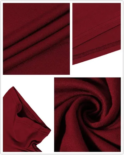 Vista 5 de BISHUIGE - Blusón de verano para mujer, de manga corta, con dobladillo irregular, holgada