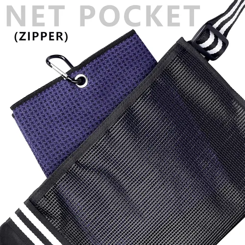 Vista 3 de Champkey Bolsa de golf profesional para el domingo (lleva de 3 a 9 palos) – 6 bolsillos de transporte y correa ajustable para golf, bolsa
