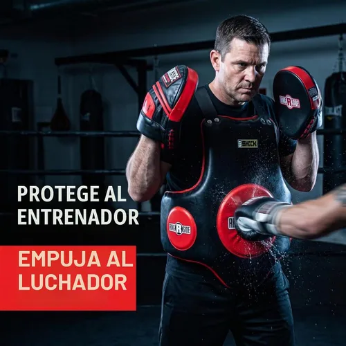 Vista 2 de Ringside Paquete de entrenador de boxeo, talla única, negro