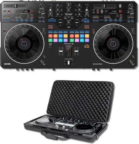 Vista 12 de Pioneer DDJ-REV5 - Controlador DJ de 4 canales con cubierta protectora de policarbonato Decksaver DS-PC-DDJREV5