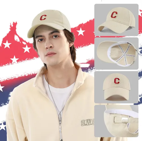 Vista 3 de Baseball Cap Men Women Cotton Dad Hat Classic Plain Hat Adjustable Workout Hats Unisex Low Profile Hat
