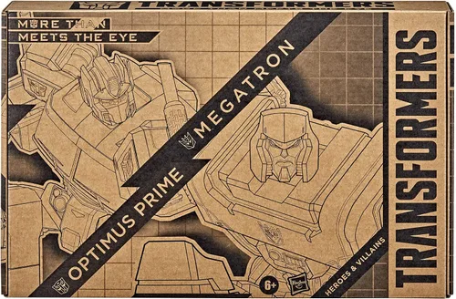 Vista 13 de Transformers Toys Heroes and Villains Optimus Prime y Megatron, paquete de 2 figuras de acción – para niños de 6 años en adelante, 7 pulgadas