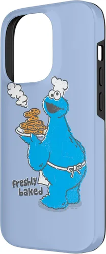 Vista 2 de Funda recién horneada para iPhone 14 Pro Sesame Street Cookie Monster