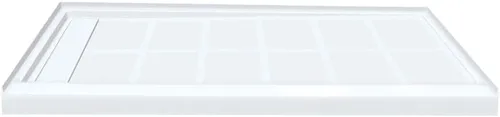 Vista 8 de Transolid FL6032L-39 - Base de ducha rectangular de drenaje con extremo oculto de alcoba lineal de 60 pulgadas de ancho x 32 pulgadas de largo