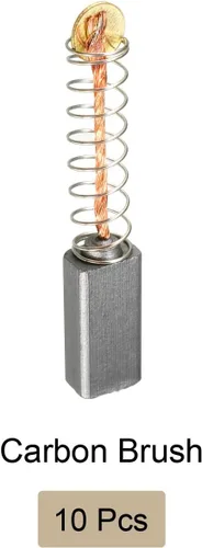 Vista 6 de Cepillos de carbono, [para motor de energía] - 0.394 inx0.197 inx0.197 in/tono oro negro/10 piezas