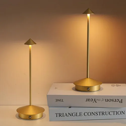 Vista 9 de Paquete de 2 lámparas de mesa inalámbricas recargables LED, portátiles de exterior, 5000 mAh, operadas con batería, luz de mesa con control táctil