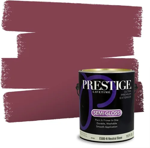 Vista 84 de Prestige Paints - Pintura exterior e imprimación en uno, 1 galón, plano, E500-P-A011GP