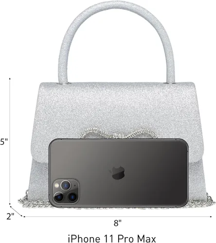 Vista 50 de Dasein Bolso de noche para mujer, embragues de fiesta, bolsos de boda, cóctel, baile de graduación, bolsos con purpurina esmerilada