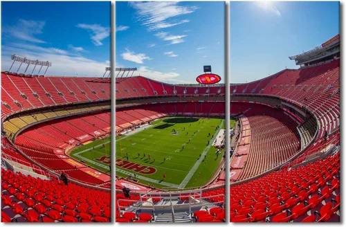 Vista 31 de Lincoln - Lienzo decorativo para pared, diseño de campo financiero de Filadelfia, paisaje de estadio de fútbol de Filadelfia, decoración de pared