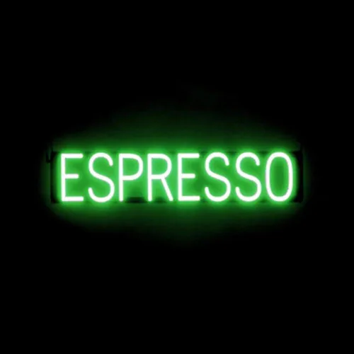 Vista 23 de SpellBrite Letrero de té Aspecto de letrero de té neón, luz LED azul, 13.1 x 6.3 pulgadas Ultra-Bright Click-Together Signage for Cafes, with