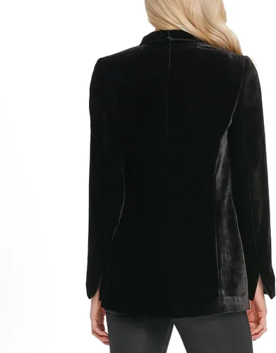 Vista 4 de DKNY Chaqueta deportiva de terciopelo para mujer
