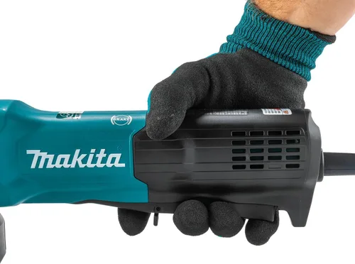 Vista 9 de Makita GA5093 Amoladora angular de alta potencia SJSII de 5", interruptor de paleta, con freno