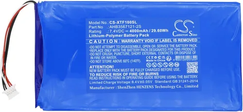 Vista 2 de Cameron Sino CS 4000mAhReplacement nueva batería para XTOOL AutoProPAD versión completa Auto Key Programmer