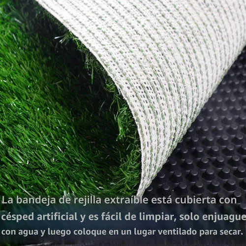 Vista 8 de Almohadilla de césped para perros con bandeja, 25 x 20 pulgadas