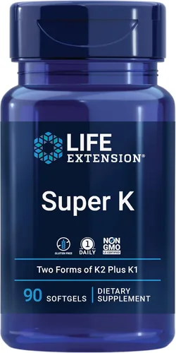 Vista 5 de Life Extension Macuguard - Suplemento para la salud ocular con luteína, meso-zeaxantina, azafrán y astaxantina, 60 unidades y Super K Vitamina K1 K2