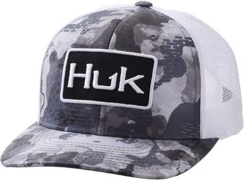 Vista 54 de HUK - Gorra de camionero de malla para hombre con cierre a presión Gorra de pesca antirreflectante