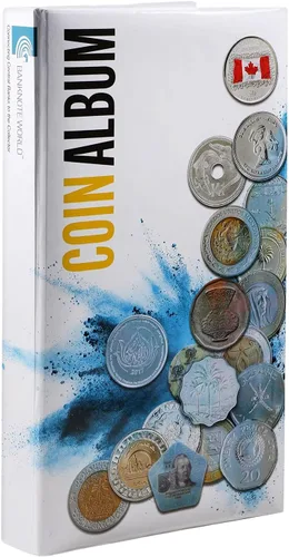 Vista 4 de Banknote World Álbum para coleccionar monedas, 180 bolsillos