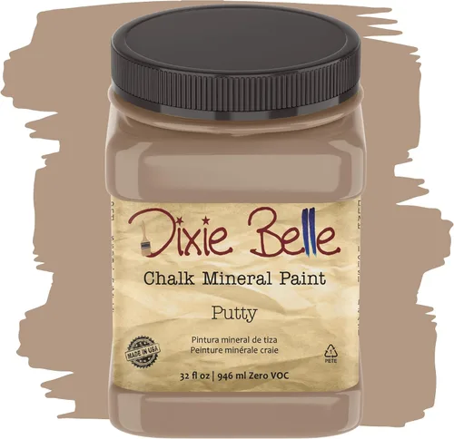 Vista 116 de Pintura para muebles con acabado de tiza Dixie Belle Paint Company - Amatista (4oz) - Pintura mineral de tiza chic púrpura profundo mate
