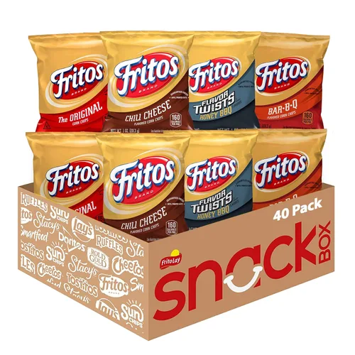 Vista 6 de Fritos - Patatas de maíz, queso y ají, 1 onza (paquete de 40)