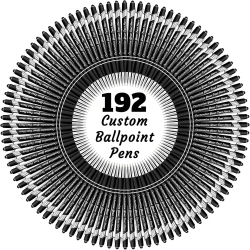 Vista 67 de 12 bolígrafos personalizados a granel, bolígrafos personalizados con grabado personalizado con nombre o texto, regalo ideal de aniversario