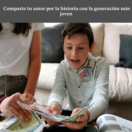 Vista 9 de IMPACTO COLECCIONABLES Colección de moneda extranjera – 50 billetes diferentes en moneda mundial – Moneda coleccionable extranjera – Colección