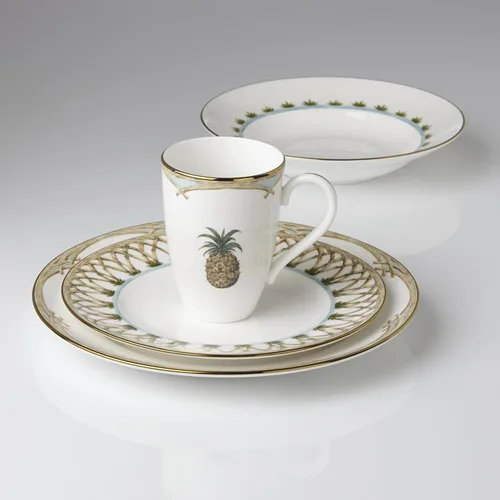 Vista 2 de Lenox 6226609 Plato de cena Colonial Británico de Bambú