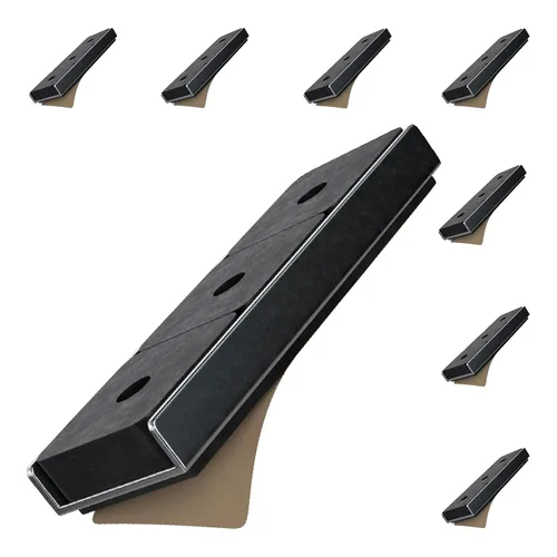 Vista 7 de Master Magnetics Paquete de imanes de canal de cerámica – Imanes fuertes de alta resistencia – 22 libras de tracción cada uno – Parte trasera