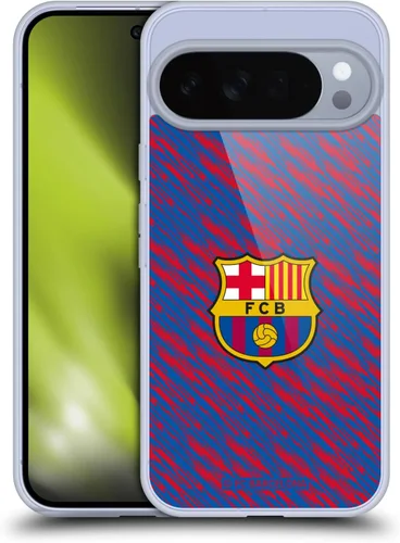 Vista 71 de Head Case Designs Funda de gel con licencia oficial del FC Barcelona Barca Crest Patterns [protección de grado militar] compatible con Google Pixel 3