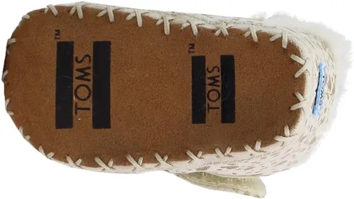Vista 5 de TOMS Botas ocasionales para bebés Cuna Gold Foil Snow Spots Bootie - Oro