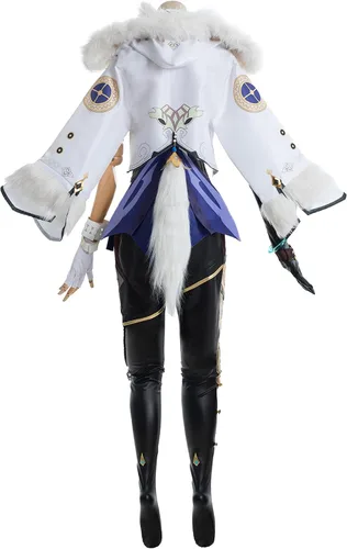 Vista 7 de CR ROLECOS Genshin Impact - Disfraz de cosplay para fiesta de Halloween