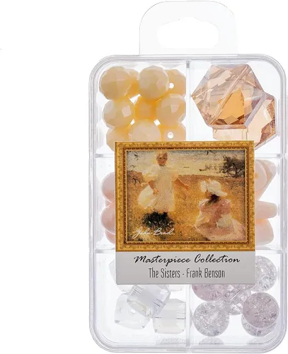 Vista 19 de John Bead Masterpiece Collection - Caja de cuentas de vidrio con mezcla de 3.00 oz A Bar en The Folies-Bergère - Edouard Manet Un bar