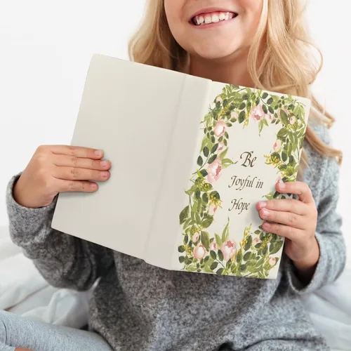 Vista 5 de Rnyleeg - Fundas de libro elásticas con diseño floral, diseño reutilizable y resistente - Protege tus libros de texto