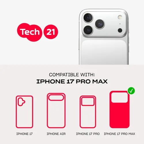 Vista 7 de Tech21 EvoLite con MagSafe para Apple iPhone 17 Pro Max Azul Eléctrico