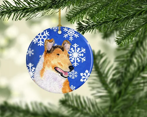 Vista 332 de Caroline's Treasures Cavalier Spaniel - Adorno de cerámica para colgar en el árbol de Navidad, para el hogar, Navidad, fiestas, regalo, 3 pulgadas