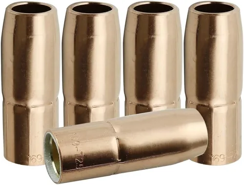 Vista 13 de WeldingCity Boquilla de gas 169-715 169715 1/2" para pistolas de soldadura Miller Millermatic M-100 (M-10) M-150 (M-150) y Hobart H-9/H-10 MIG