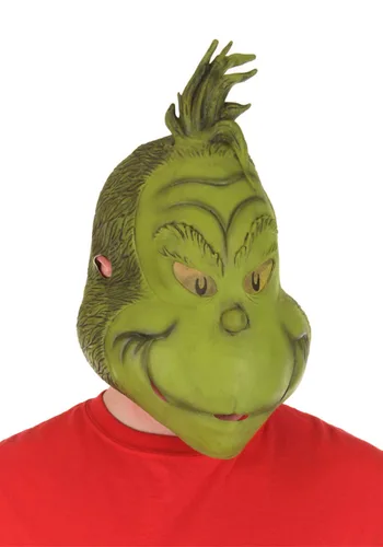 Vista 2 de Máscara Deluxe de Grinch Multicolor