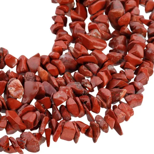 Vista 2 de TUMBEELLUWA Cuentas sueltas semipreciosas pulidas para la fabricación de joyas, 0.317 a 0.315 pulgadas (0.197-0.315 in), cuentas de piedras pulidas
