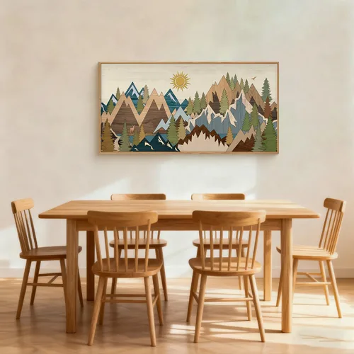 Vista 64 de FWIEXA Juego de Arte de Lienzo Bohemio Enmarcado para Pared, Cuadros Botánicos Verde Salvia Decoración de Pared, Impresiones de Arte de Plantas