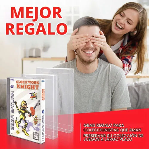 Vista 8 de EVORETRO Protector de caja de juegos para Sega CD, Saturn y Sony PS1 Longbox Games – 0.016 in de grosor a granel bolsas de juegos de cajas