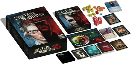 Vista 3 de Van Ryder Games Negociador de rehenes Crime Wave Juegos de mesa