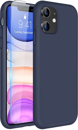 Vista 186 de Miracase Funda ultradelgada diseñada para iPhone SE 2022 (3ª generación)/iPhone SE 2020 (2ª generación)/iPhone 7/iPhone 8 con protector de pantalla