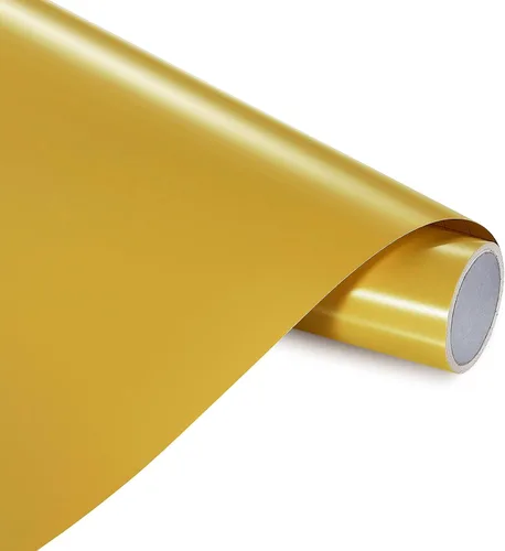 Vista 40 de ANT Vinilo adhesivo permanente dorado de 12 pulgadas x 10 pies para proyectos de bricolaje, calcomanías, calcomanías, todo tipo de clima, a prueba